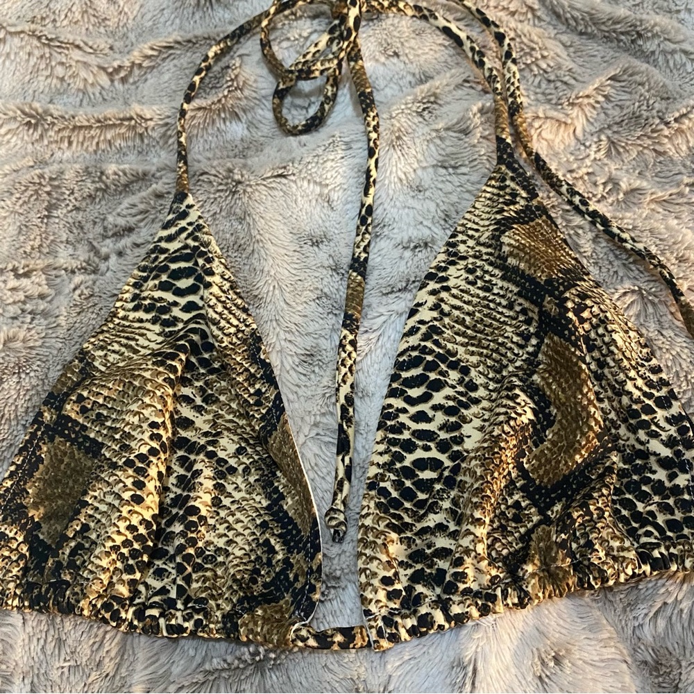 Ootdfash snakeskin bikini